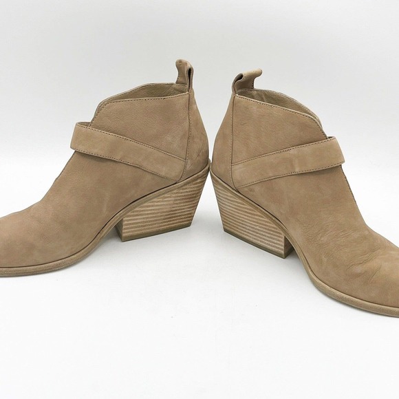 EILEEN FISHER - Tempo Ankle Boot Nubuck Leather Bootie - size 10 - Picture 9 of 12